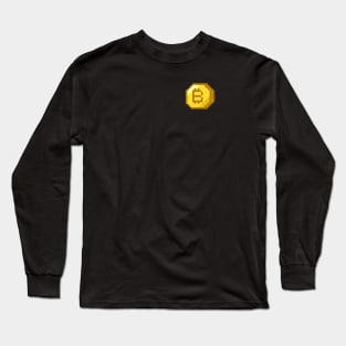 8 Bit Bitcoin Long Sleeve T-Shirt
